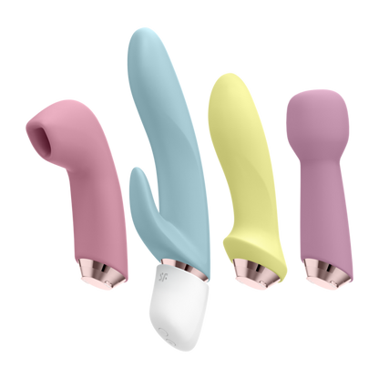 Marvelous Four - Vibrator met 4 Opzetstukken | Satisfyer