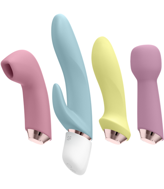 Marvelous Four - Vibrator met 4 Opzetstukken | Satisfyer