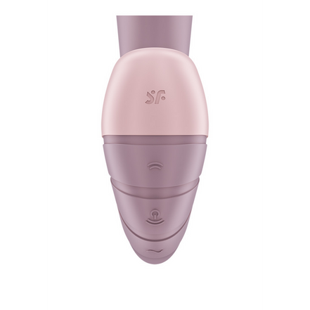 Supernova - Einführbarer Doppel-Air-Pulse-Vibrator - Altrosa