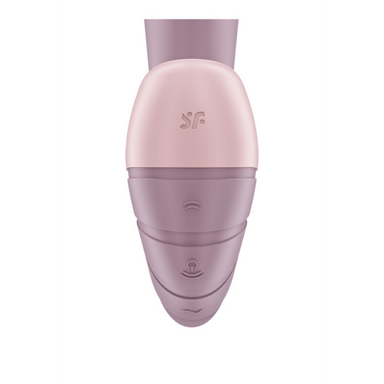 Supernova - Einführbarer Doppel-Air-Pulse-Vibrator - Altrosa