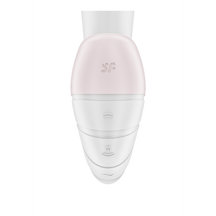 Supernova - Einführbarer Doppel-Air-Pulse-Vibrator - Weiß