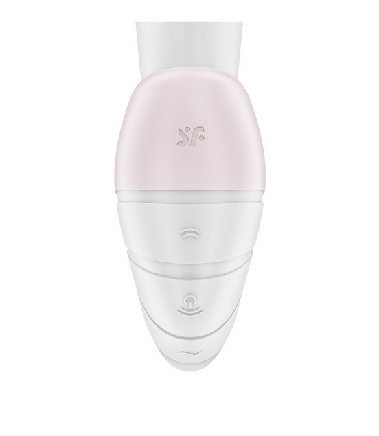 Supernova - Insertable Double Air Pulse Vibrator - White