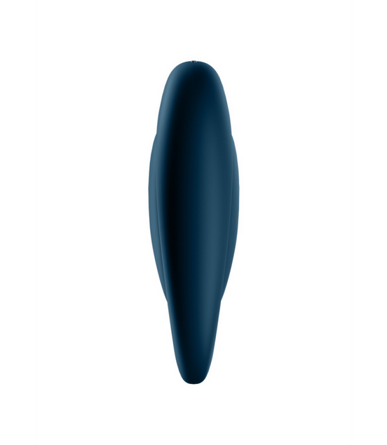 Glorious Duo Ring - Vibrating Cockring with Double Strap - Dark Blue