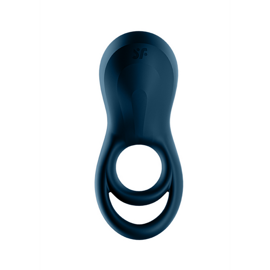Epic Duo Ring - Vibrierender Penisring mit Doppelring - Dunkelblau