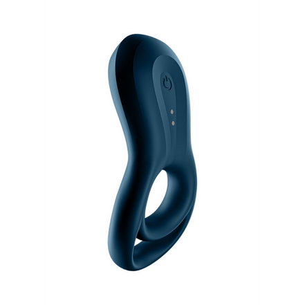 Epic Duo Ring - Vibrierender Penisring mit Doppelring - Dunkelblau