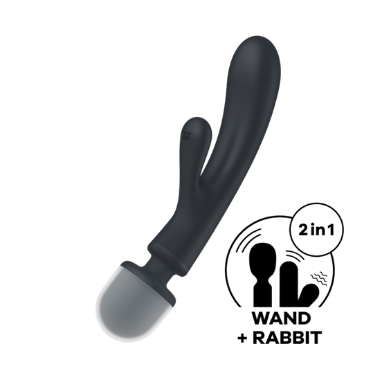 Triple Lover - Hybrid-Stabvibrator - Grau