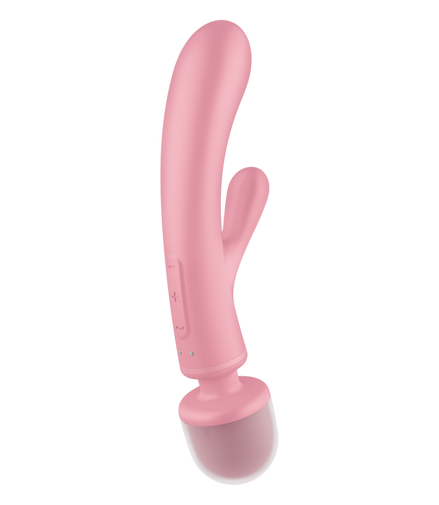 Triple Lover - Hybrid Wand Vibrator - Pink