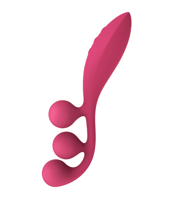 Tri Ball 1 - Multi Vibrator - Red