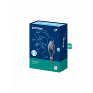 Satisfyer Duelist verstelbare cockring donkerblauw, verpakking, productdoos met afbeelding van de ring op de voorkant