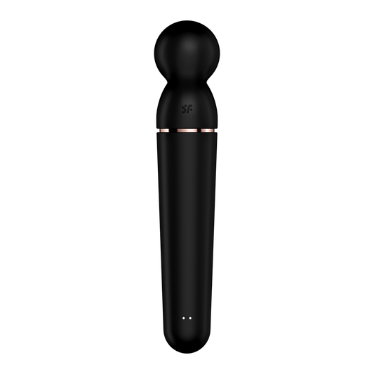 Planet Wand-er - Wand Vibrator - Black/Rose Gold | Satisfyer