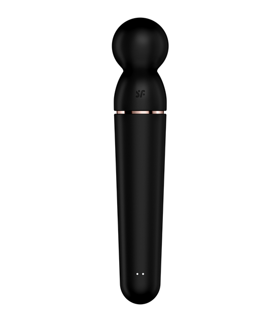 Planet Wand-er - Wand Vibrator - Black/Rose Gold | Satisfyer