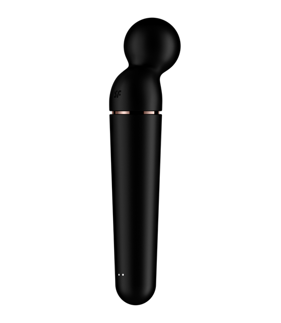 Planet Wand-er - Wand Vibrator - Black/Rose Gold | Satisfyer