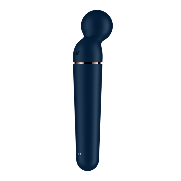 Planet Wand-er - Wand Vibrator - Blue/Rose Gold | Satisfyer