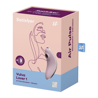 Vulva Lover 1 - Double Air Pulse Vibrator - Violet | Satisfyer