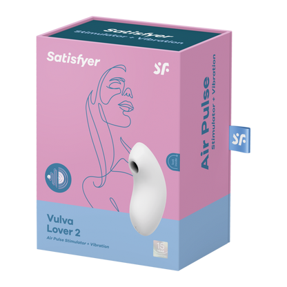 Vulva Lover 2 - Double Air Pulse Vibrator - White | Satisfyer