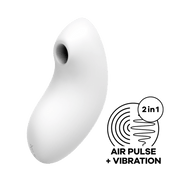Satisfyer Vulva Lover 2 Double Air Pulse Vibrator White