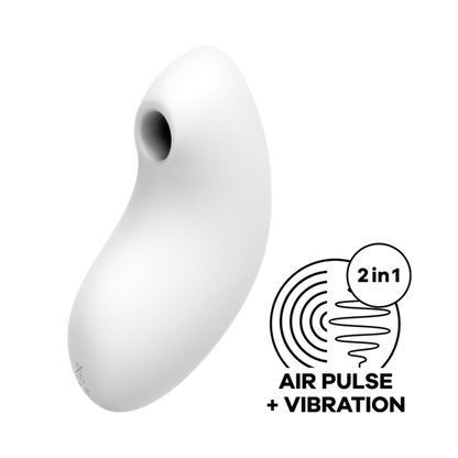 Vulva Lover 2 - Double Air Pulse Vibrator - White | Satisfyer