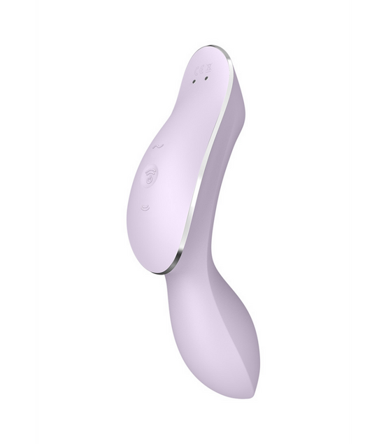 Curvy Trinity 2 - Insertable Air Pulse Vibrator - Violet | Satisfyer