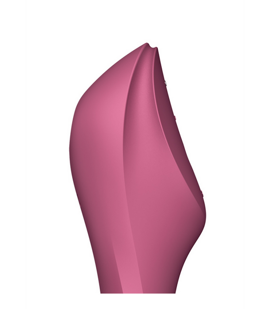 Curvy Trinity 3 - Insertable Air Pulse Vibrator - Red | Satisfyer