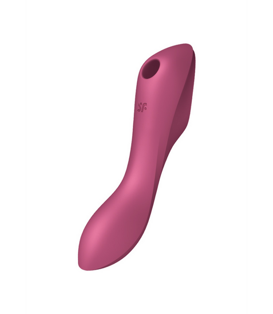 Curvy Trinity 3 - Insertable Air Pulse Vibrator - Red | Satisfyer
