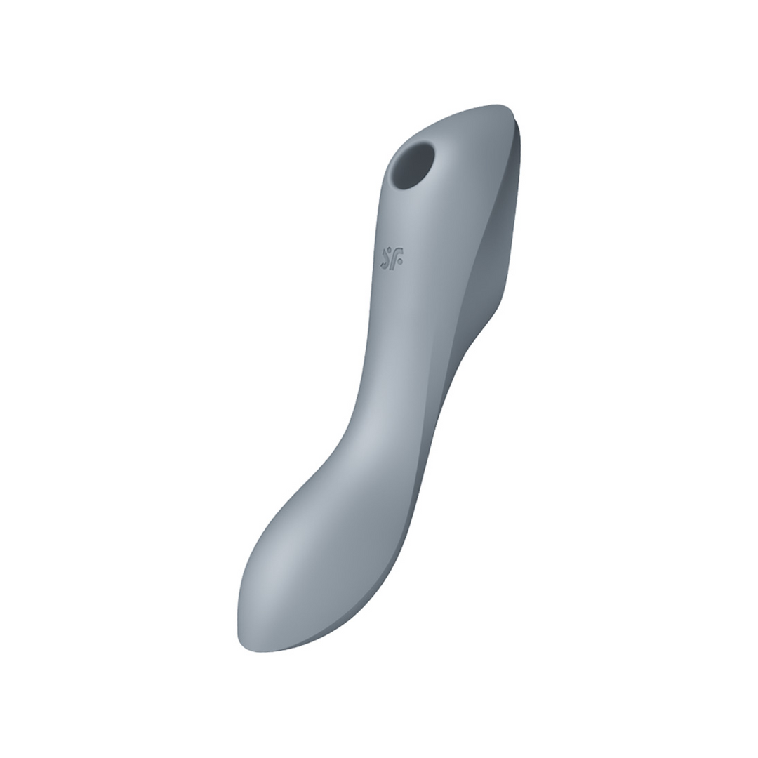 Curvy Trinity 3 - Insertable Air Pulse Vibrator - Bluegrey | Satisfyer