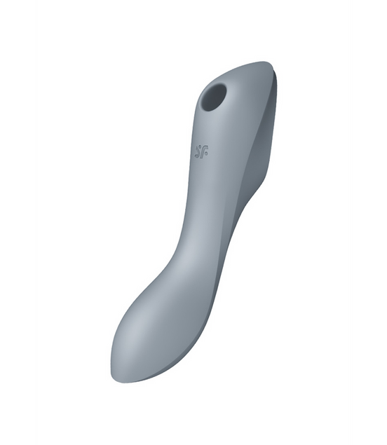 Curvy Trinity 3 - Insertable Air Pulse Vibrator - Bluegrey | Satisfyer