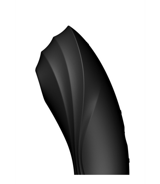 Curvy Trinity 4 - Insertable Air Pulse Vibrator - Black | Satisfyer
