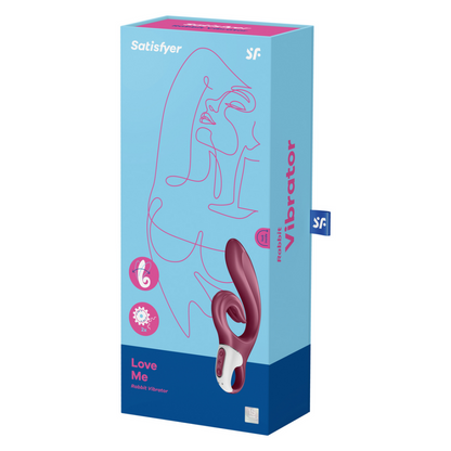 Love Me - G-Spot en Clitoris Stimulator - Rood | Satisfyer
