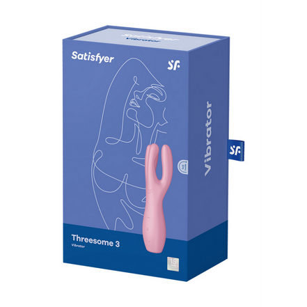 Threesome 3 - Auflegevibrator - Pink | Befriediger