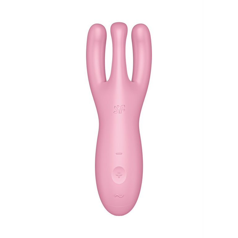 Threesome 4Plus - Lay-on Vibrator with App - Roze | Satisfyer