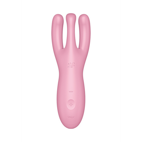 Threesome 4Plus - Auflegevibrator mit App - Pink | Befriediger