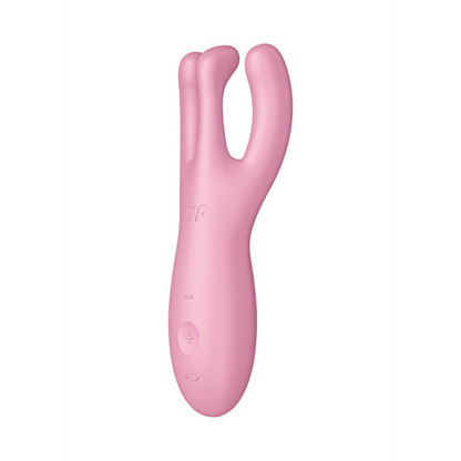 Threesome 4Plus - Lay-on Vibrator with App - Roze | Satisfyer