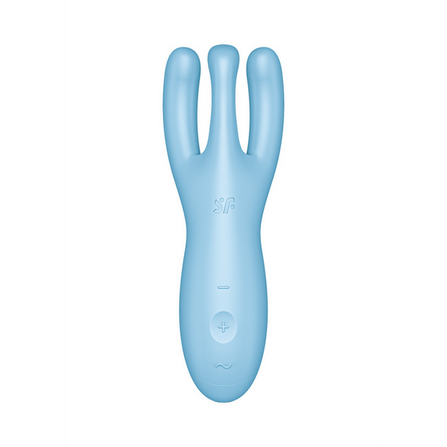 Threesome 4Plus - Auflegevibrator mit App - Blau | Befriediger