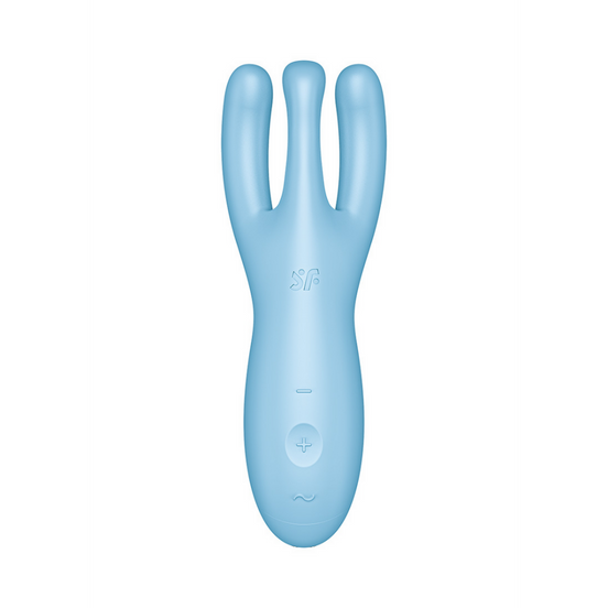 Threesome 4Plus - Auflegevibrator mit App - Blau | Befriediger