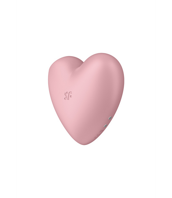 Cutie Heart - Air Pulse Stimulator and Vibrator - Light Red | Satisfyer