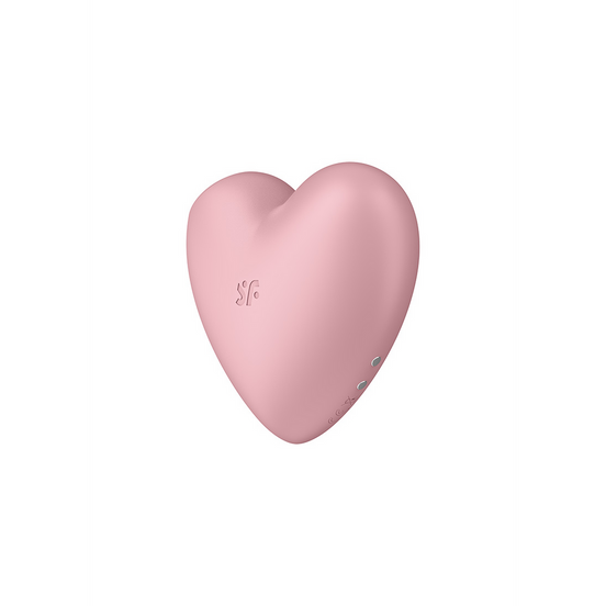 Cutie Heart – Air Pulse Stimulator und Vibrator – Hellrot | Befriediger