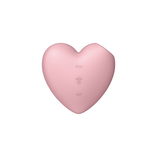 Cutie Heart - Air Pulse Stimulator en Vibrator - Licht Rood | Satisfyer
