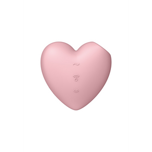 Cutie Heart – Air Pulse Stimulator und Vibrator – Hellrot | Befriediger