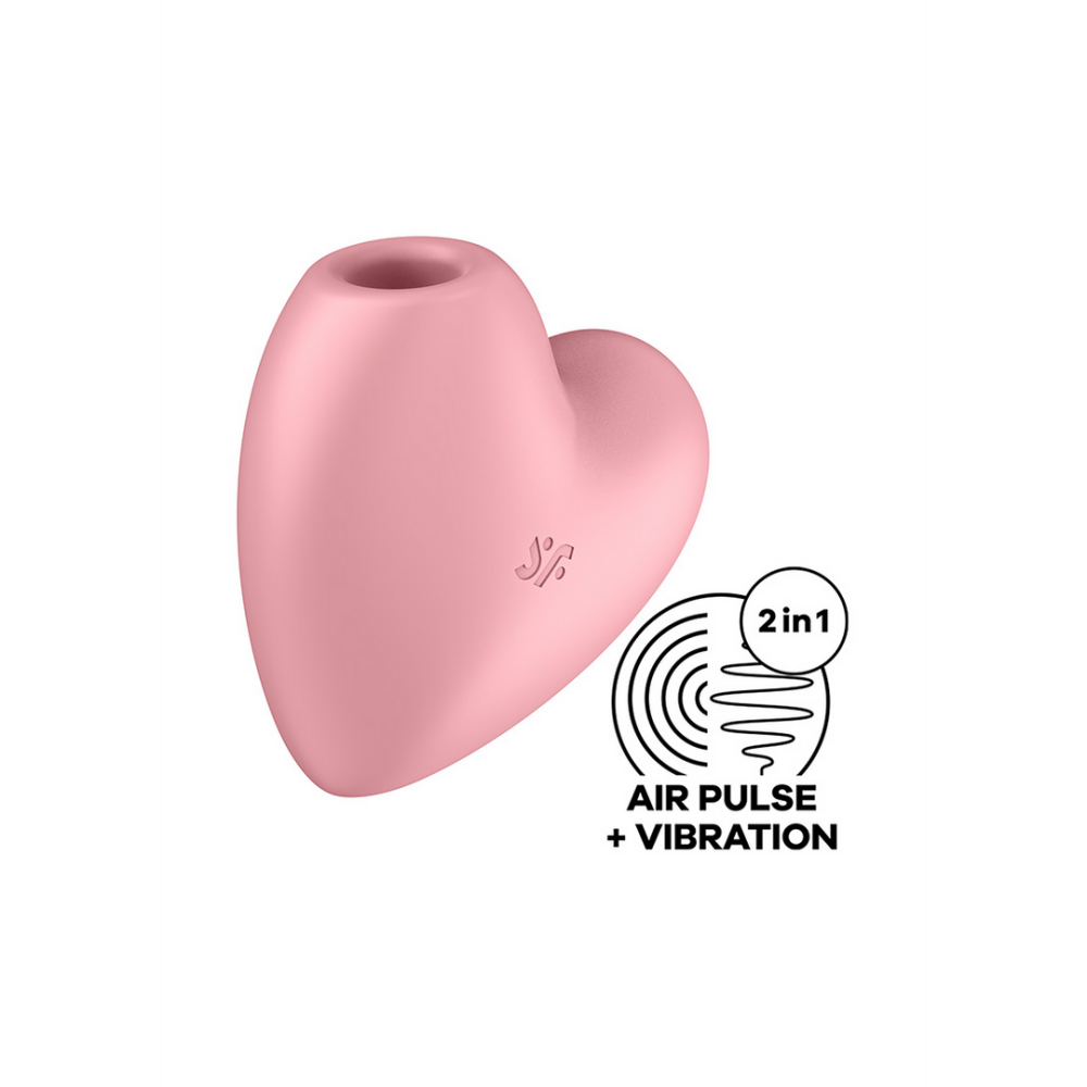 Cutie Heart - Air Pulse Stimulator en Vibrator - Licht Rood | Satisfyer