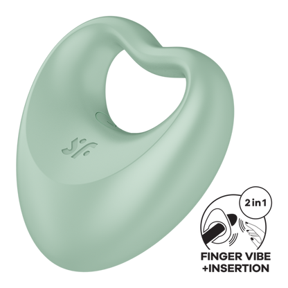 Perfect Pair 3 - Hybrid Finger Vibrator - Green | Satisfyer