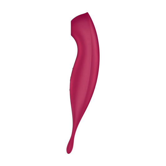 Twirling Pro - Tip Vibrator with App - Dark Red | Satisfyer