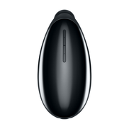 Satisfyer Spot On 2 oplegvibrator zwart, vooraanzicht met ovale vorm, centrale naadlijn en afgeronde bovenkant