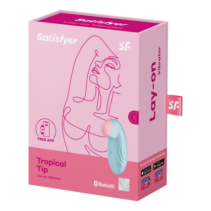 Tropical Tip - Lay-on Vibrator - Lichtblauw | Satisfyer