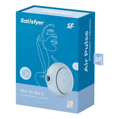 Pro To Go 3 - Air Pulse Stimulator - Blue | Satisfyer