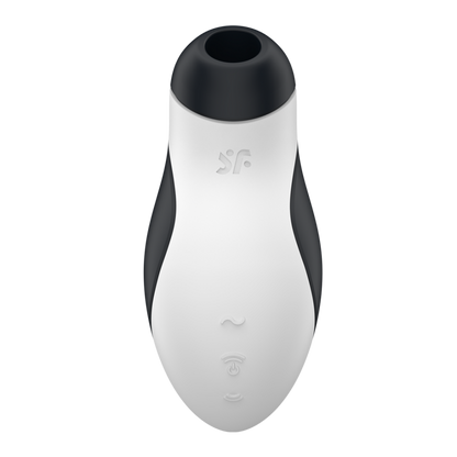 Orca - Air Pulse Stimulator and Vibrator - Black/White | Satisfyer