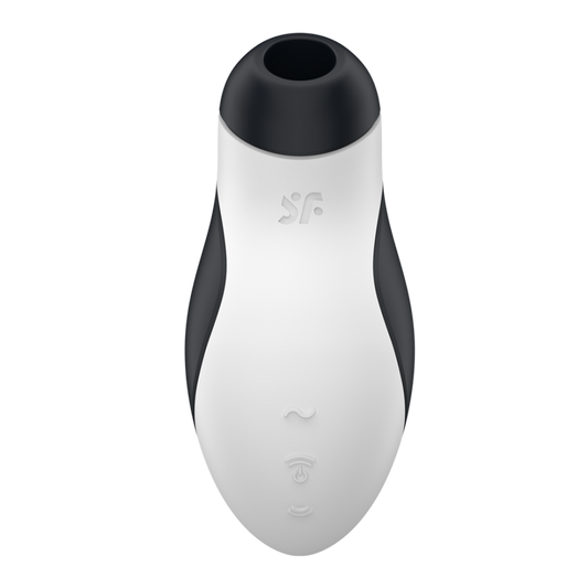 Orca - Air Pulse Stimulator and Vibrator - Black/White | Satisfyer