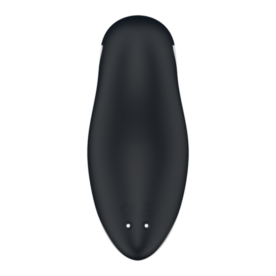 Orca – Air Pulse Stimulator und Vibrator – Schwarz/Weiß | Befriediger