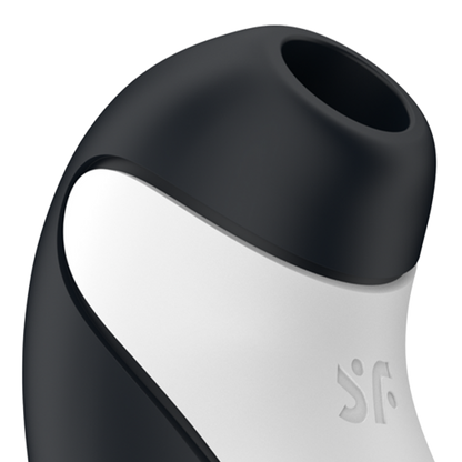 Orca - Air Pulse Stimulator and Vibrator - Black/White | Satisfyer