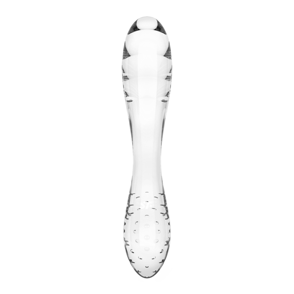Dazzling Crystal 1 Glass Dildo Transparent