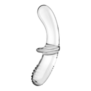 Double Crystal Glass Dildo Transparent
